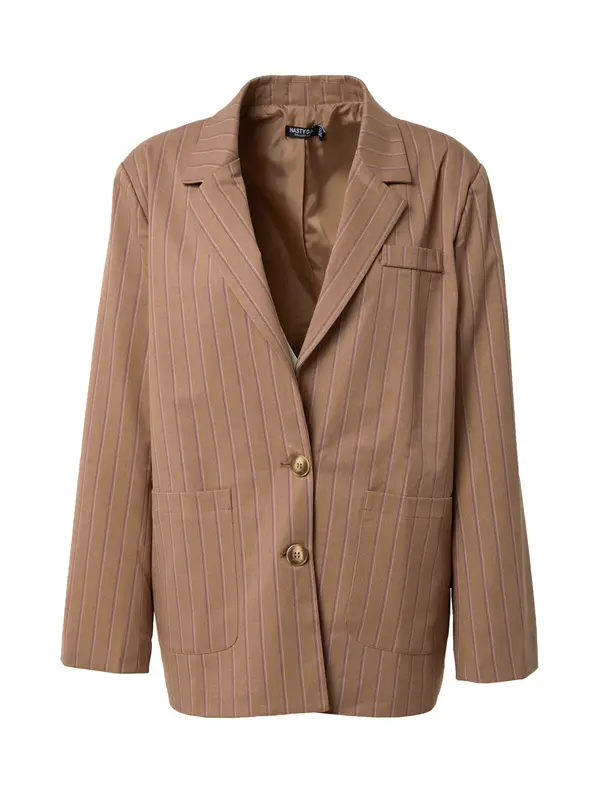Nasty Gal Nasty Gal Blazer  temno siva / kamen / svetlo siva