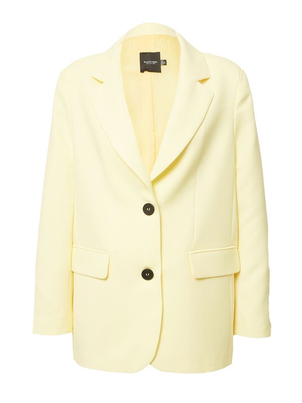 Nasty Gal Nasty Gal Blazer 'Tracy Co Ord'  pastelno rumena