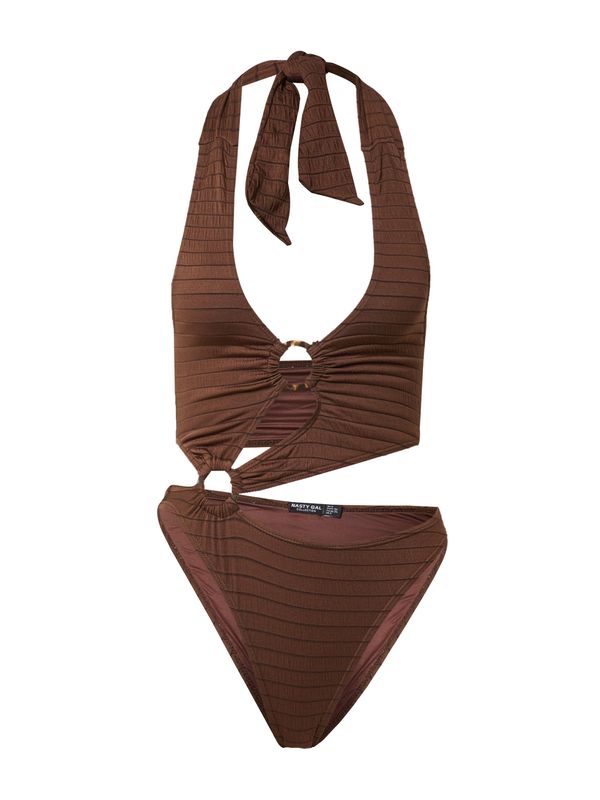 Nasty Gal Nasty Gal Enodelne kopalke  rjava