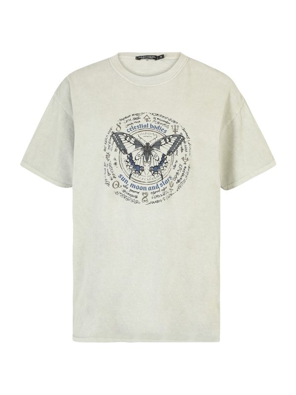 Nasty Gal Nasty Gal Majica  modra / siva / kamen / črna