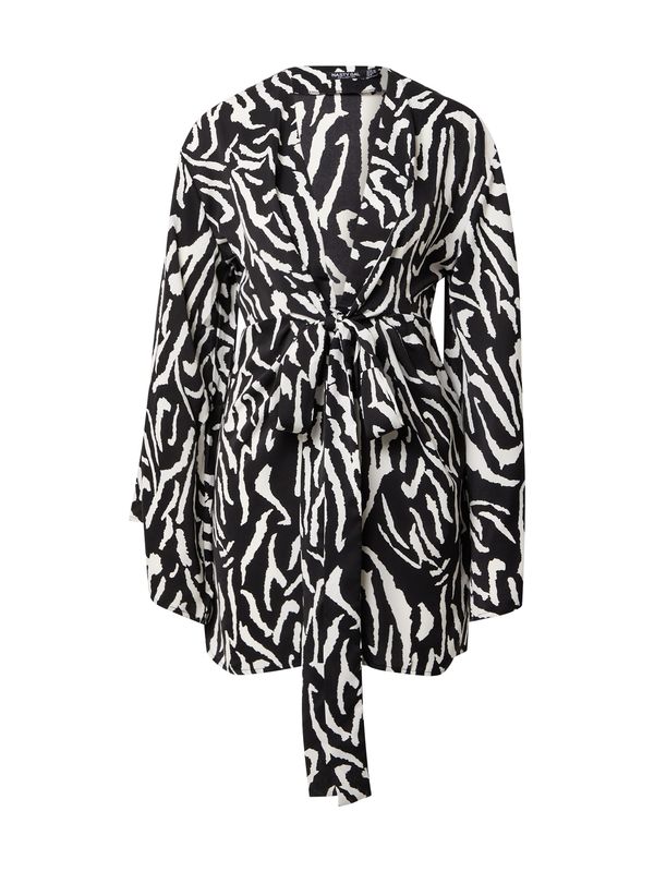 Nasty Gal Nasty Gal Obleka  črna / bela