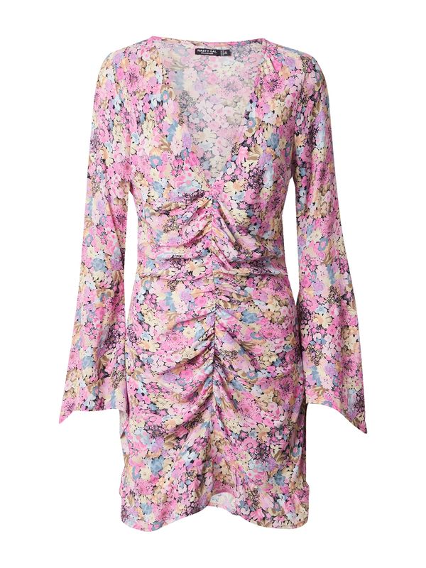 Nasty Gal Nasty Gal Obleka  pesek / svetlo modra / roza / svetlo roza