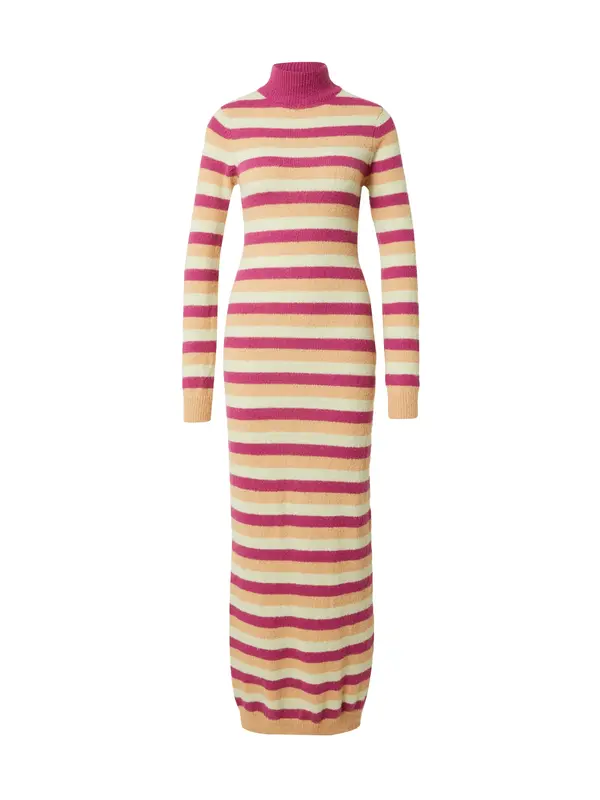 Nasty Gal Nasty Gal Pletena obleka  pastelno rumena / svetlo oranžna / roza