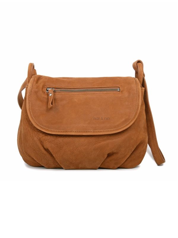 Nat&Nin Nat&Nin Torba za čez ramo 'Jen'  konjak