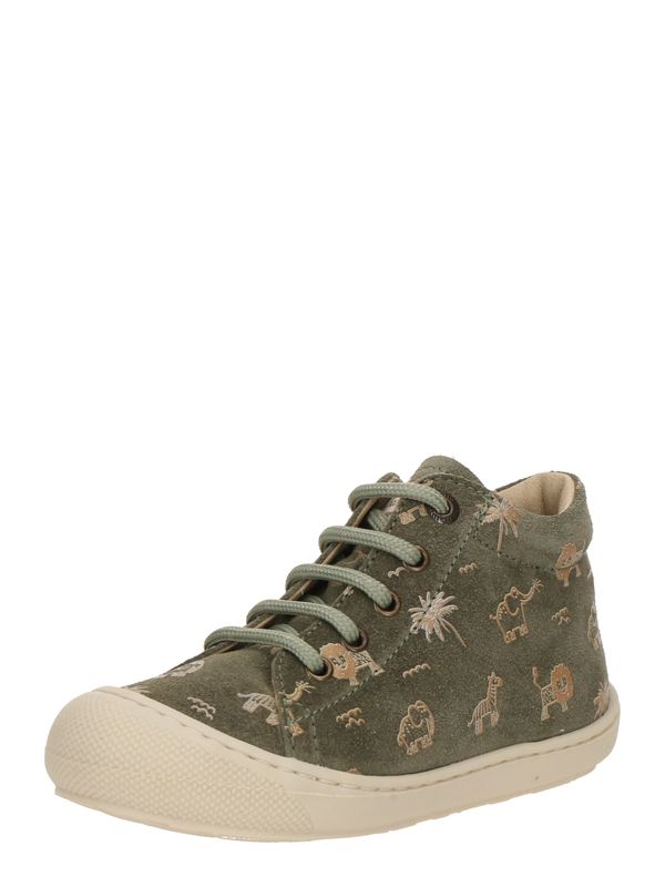 NATURINO NATURINO Copatki za prve korake 'COCOON'  bež / zelena