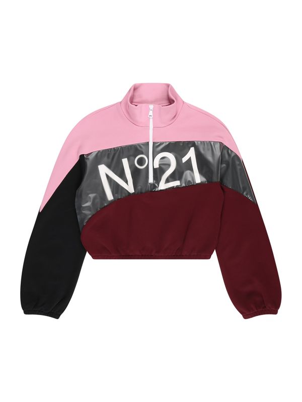 N°21 N°21 Majica  roza / burgund / črna / bela