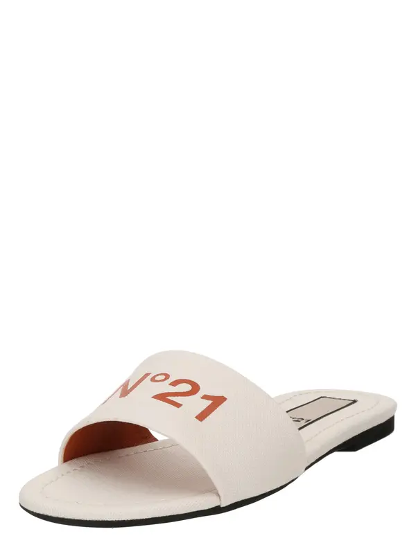 N°21 N°21 Nizki natikači  rjasto rjava / bela