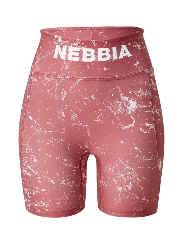 NEBBIA NEBBIA Športne hlače 'HAMMIES 615'  rdeča / bela