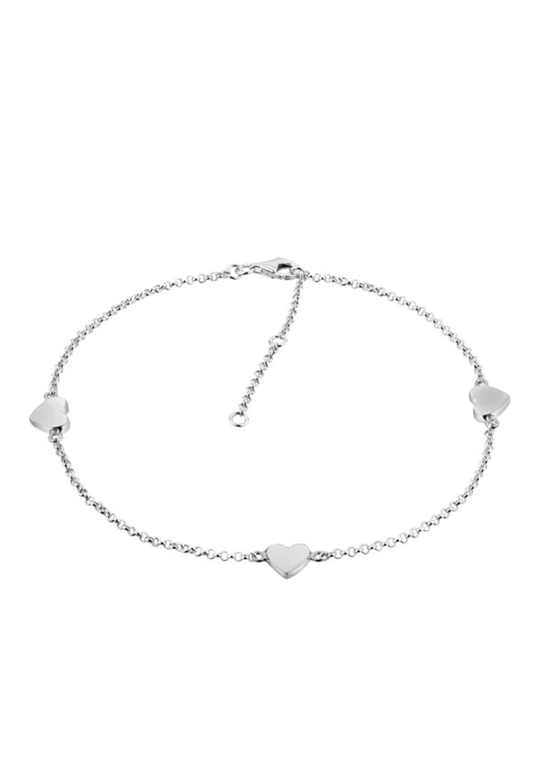 Nenalina Nenalina Nakit za stopala 'Herz'  srebrna