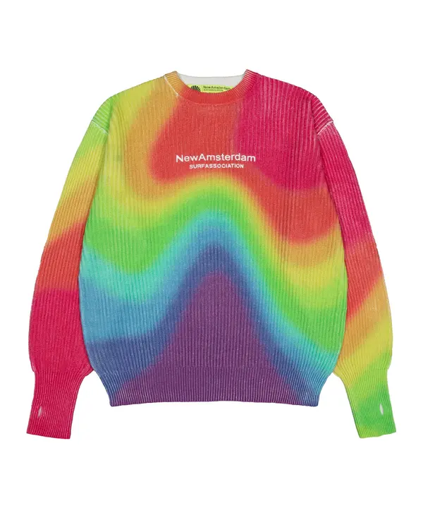 New Amsterdam Surf Association New Amsterdam Surf Association Pulover  zelena / lila / roza / rdeča