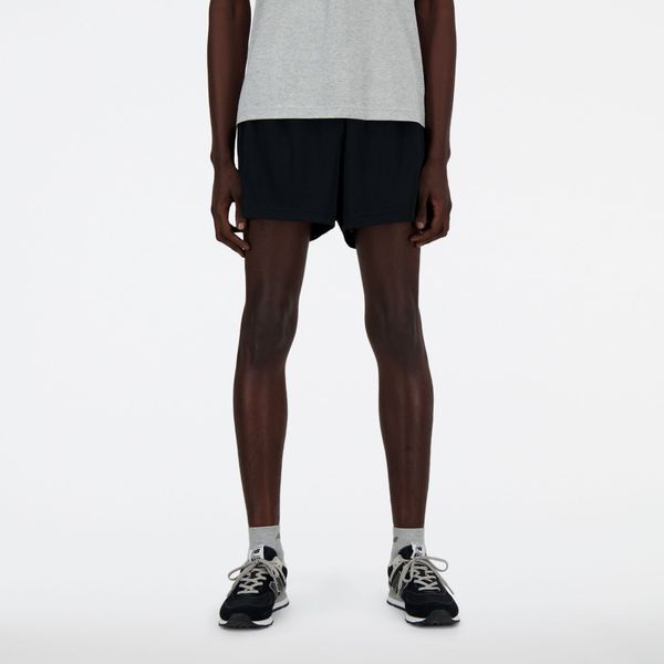 new balance new balance Hlače 'Essentials'  črna / bela