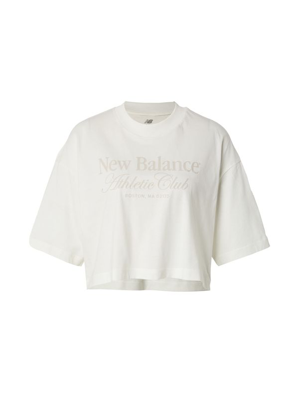 new balance new balance Majica 'Athletics Club'  kit / naravno bela