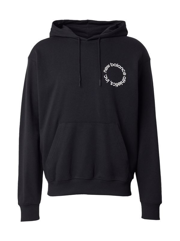 new balance new balance Majica  črna / bela