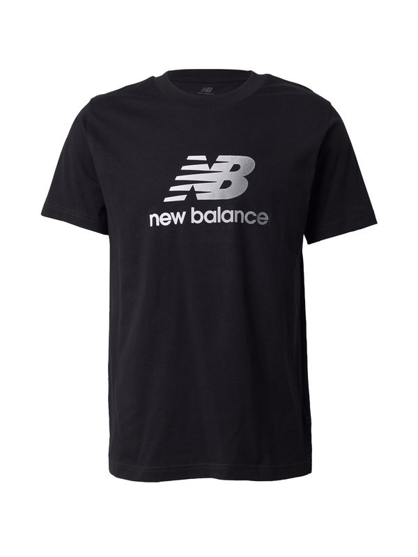 new balance new balance Majica  kamen / črna / bela