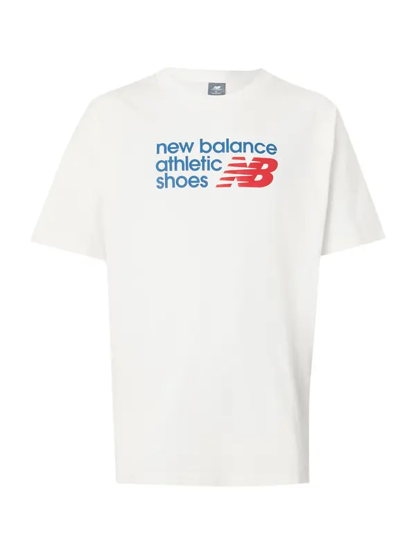 new balance new balance Majica  kremna / temno modra / rdeča