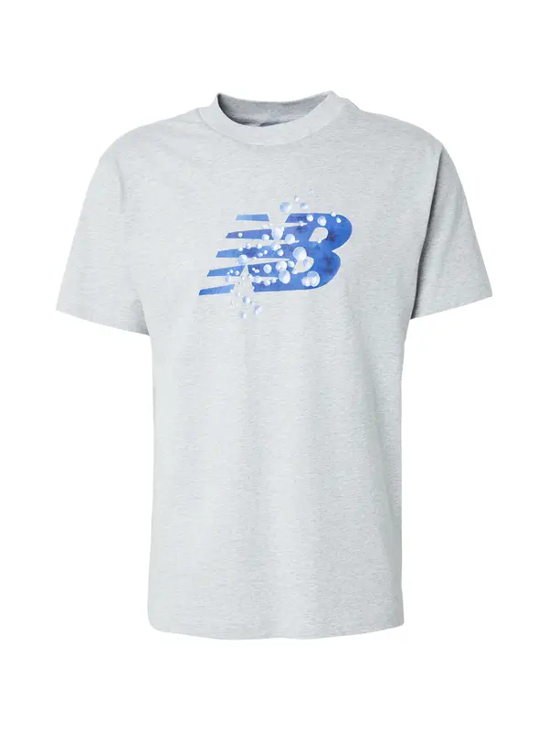 new balance new balance Majica  modra / svetlo modra / svetlo siva