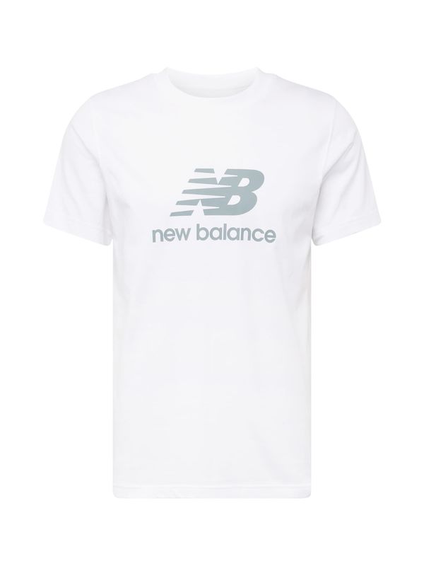 new balance new balance Majica  siva / bela