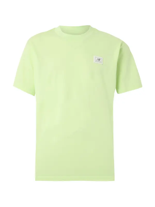 new balance new balance Majica  svetlo siva / svetlo zelena