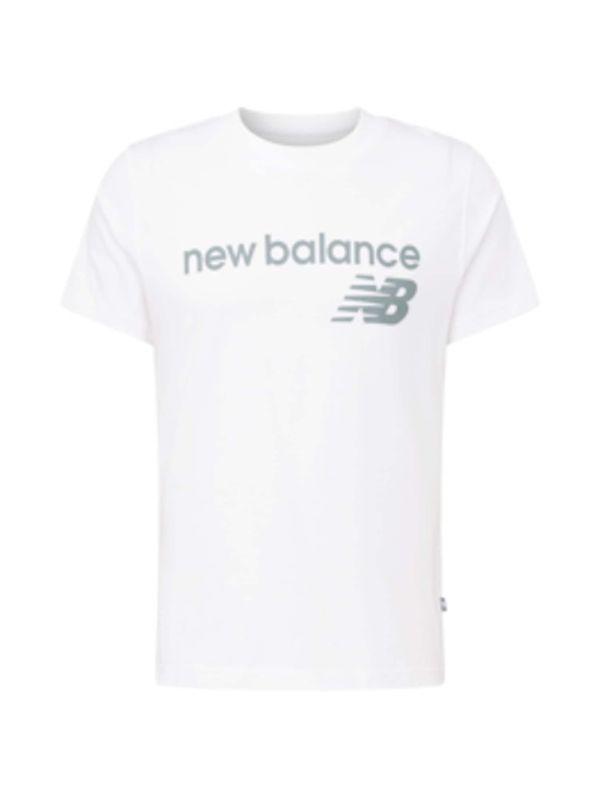 new balance new balance Majica  temno siva / bela