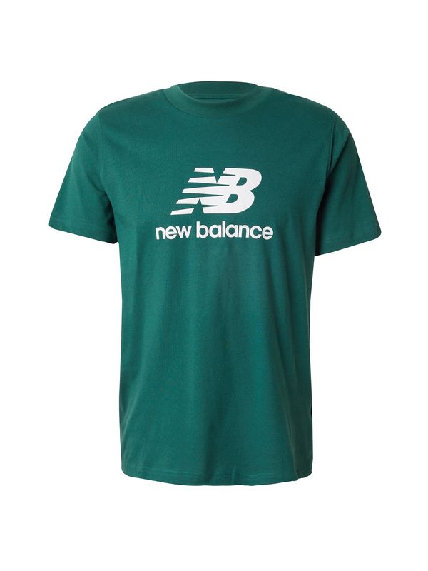 new balance new balance Majica  zelena / bela