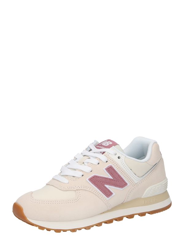 new balance new balance Nizke superge '574'  bež / pesek / jagoda