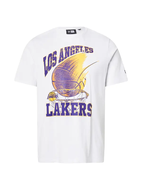 NEW ERA NEW ERA Majica 'NBA LOSLAK'  rumena / lila / bela