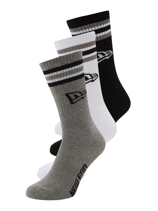 NEW ERA NEW ERA Nogavice  siva / črna / bela