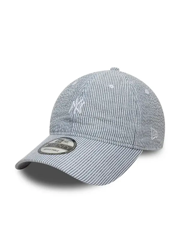 NEW ERA NEW ERA Športna kapa '9TWENTY New York Yankees MLB Seersucker'  marine / pastelno modra