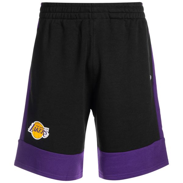 NEW ERA NEW ERA Športne hlače 'NBA Los Angeles Lakers'  lila / oranžna / črna / bela