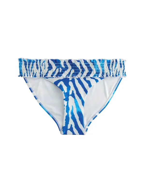 Next Next Bikini hlačke  azur / encijan / bela