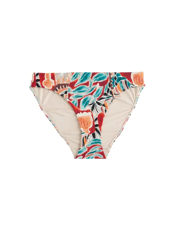 Next Next Bikini hlačke  azur / oranžna / rjasto rdeča / bela