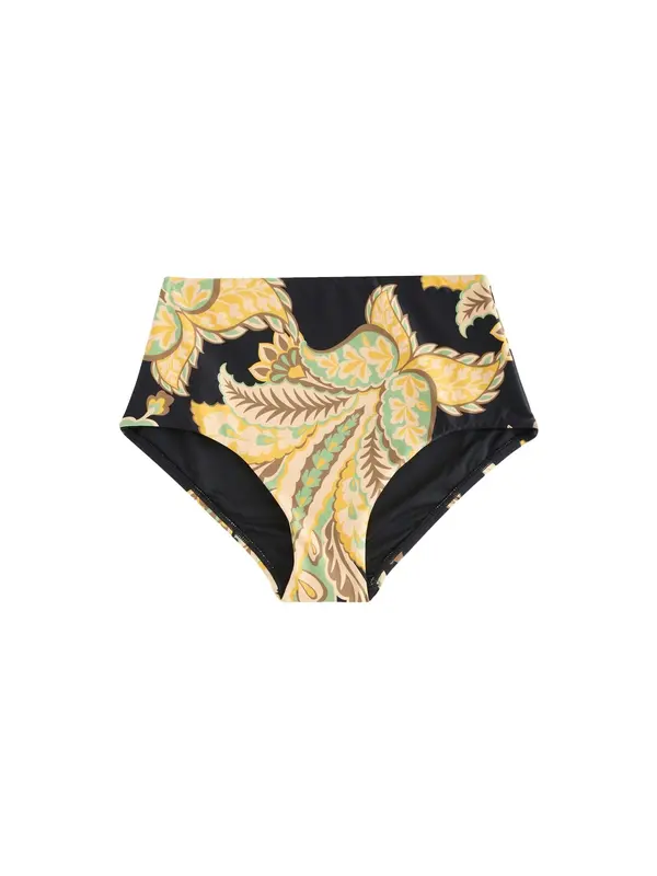 Next Next Bikini hlačke  brokat / rumena / meta / črna