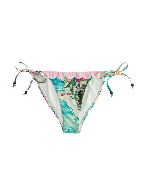 Next Next Bikini hlačke  cijansko modra / roza / temno roza / bela