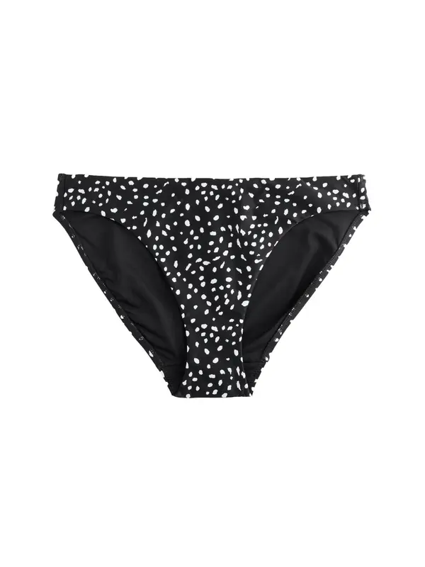 Next Next Bikini hlačke  črna / bela