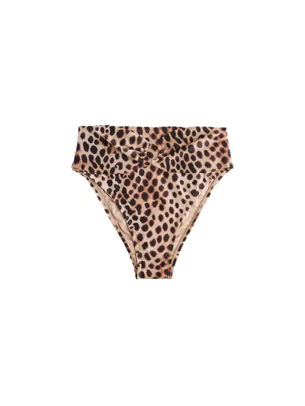 Next Next Bikini hlačke  kapučino / črna