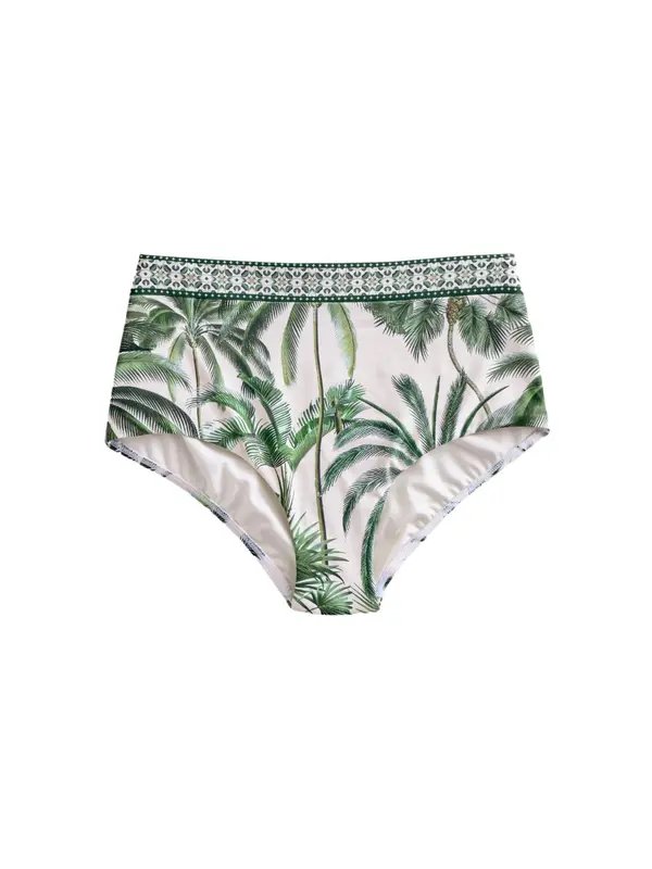 Next Next Bikini hlačke  kremna / jelka