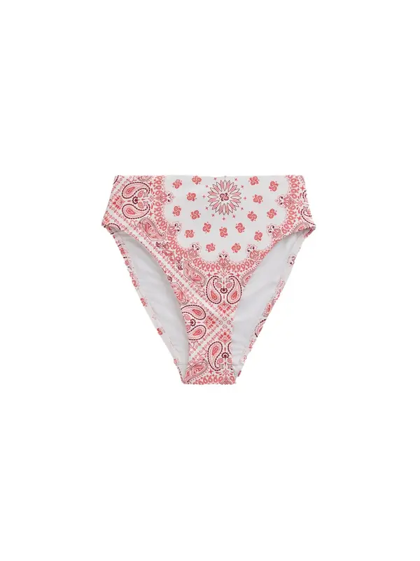 Next Next Bikini hlačke  kremna / roza / bordo