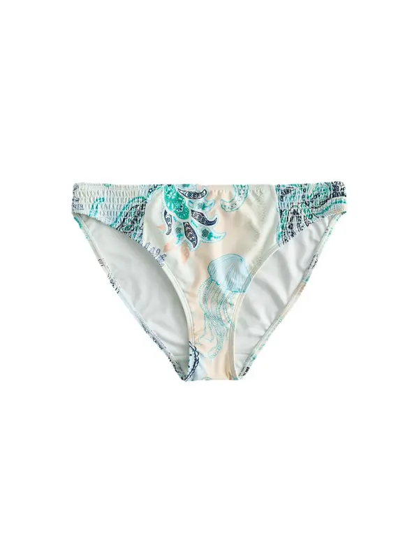 Next Next Bikini hlačke  kremna / voda / pastelno modra