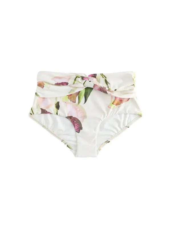 Next Next Bikini hlačke  kremna / zelena / lila / roza