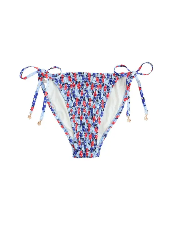 Next Next Bikini hlačke  mornarska / svetlo modra / rdeča / bela
