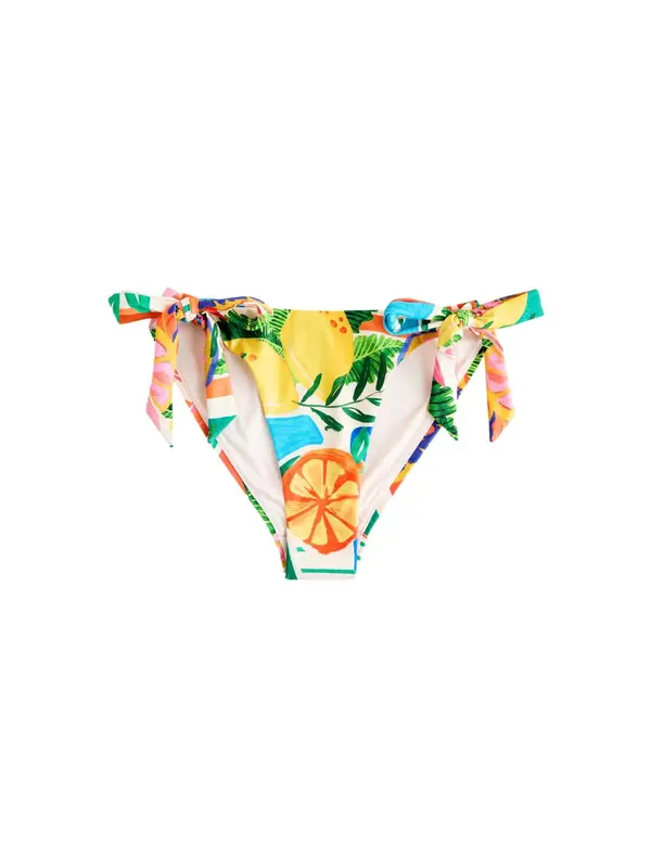 Next Next Bikini hlačke  rumena / zelena / oranžna / bela