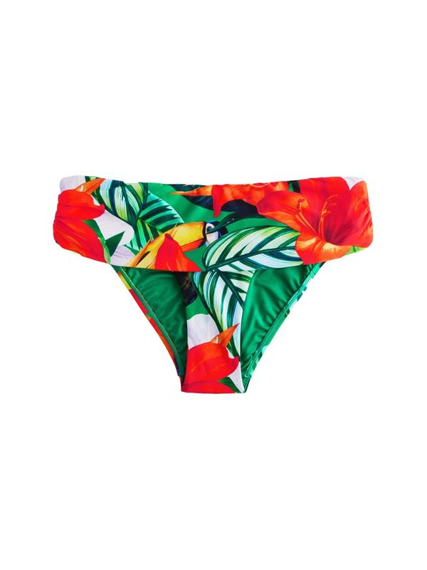 Next Next Bikini hlačke  rumena / zelena / živo rdeča / bela