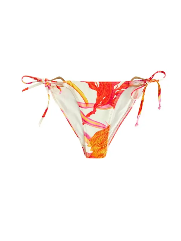 Next Next Bikini hlačke  svetlo bež / oranžna / rdeča