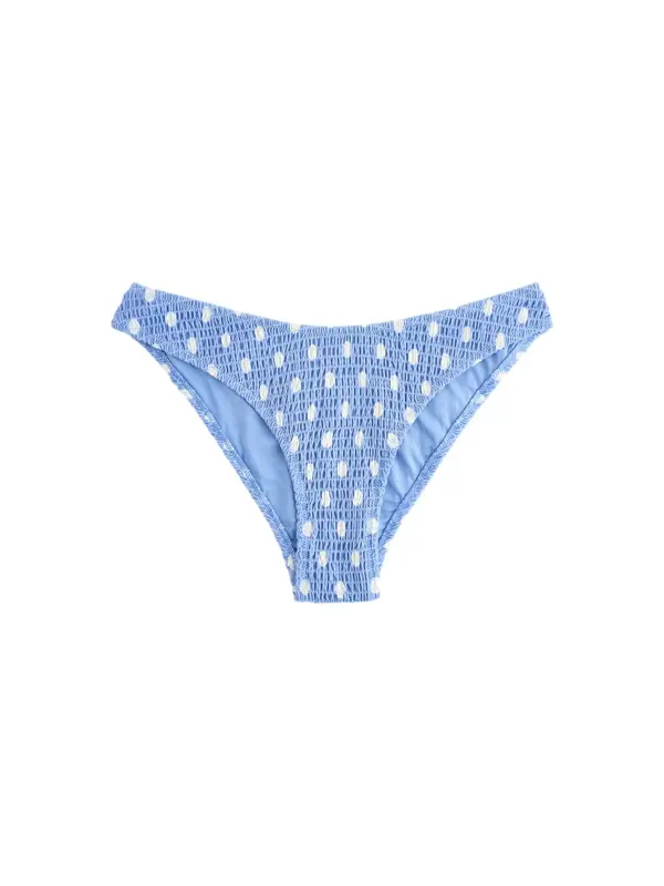 Next Next Bikini hlačke  svetlo modra / bela