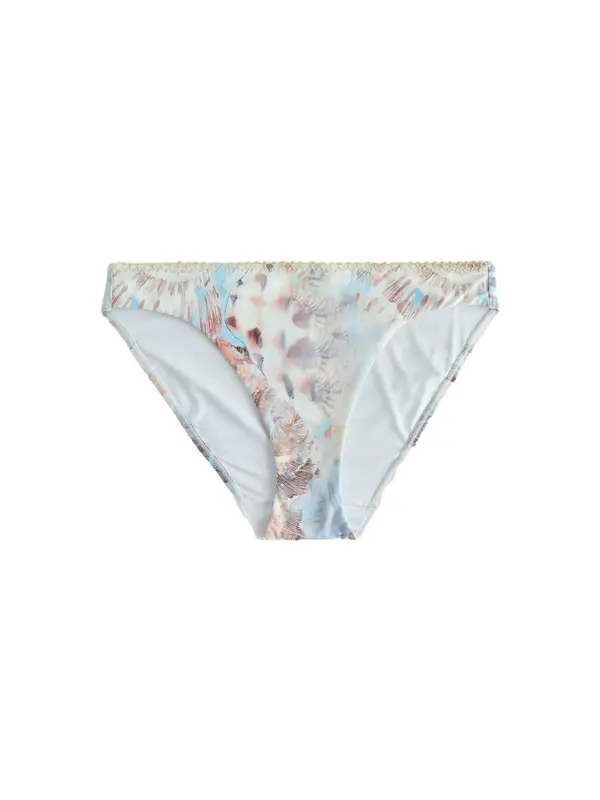 Next Next Bikini hlačke  svetlo modra / rjava / mauve / bela