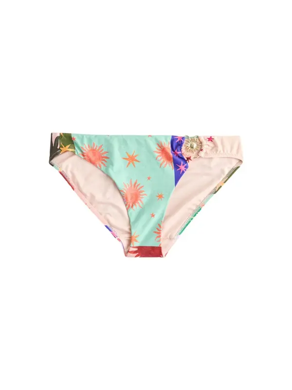 Next Next Bikini hlačke  temno modra / meta / jastog / puder