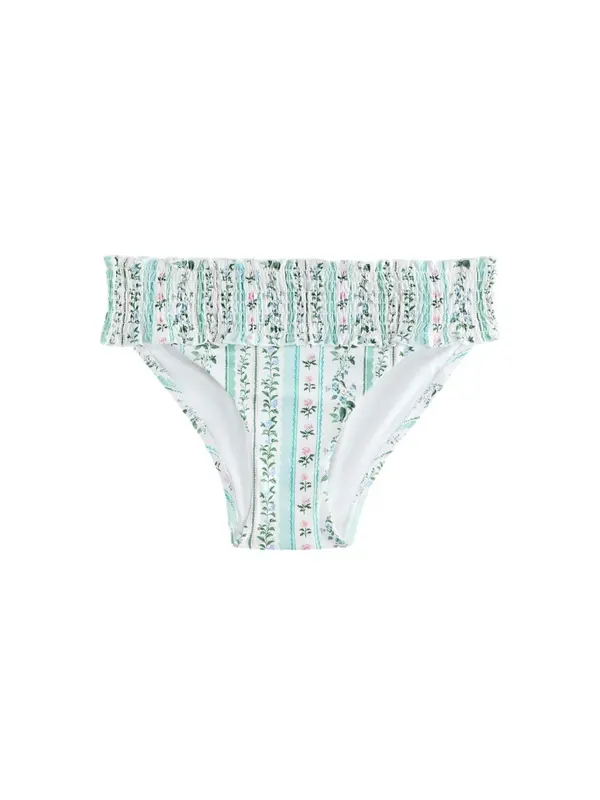 Next Next Bikini hlačke  turkizna / roza / bela