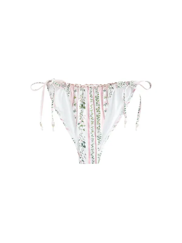 Next Next Bikini hlačke  zelena / roza / bela