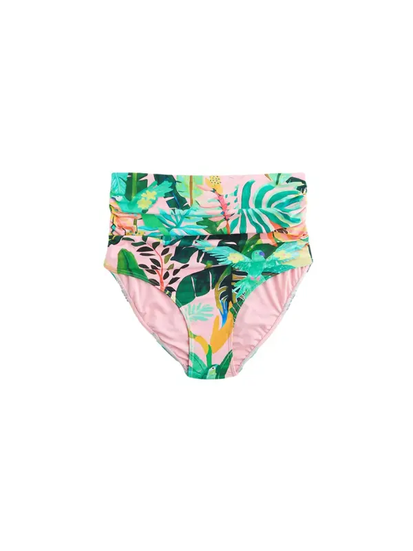 Next Next Bikini hlačke  zelena / svetlo zelena / korala / roza