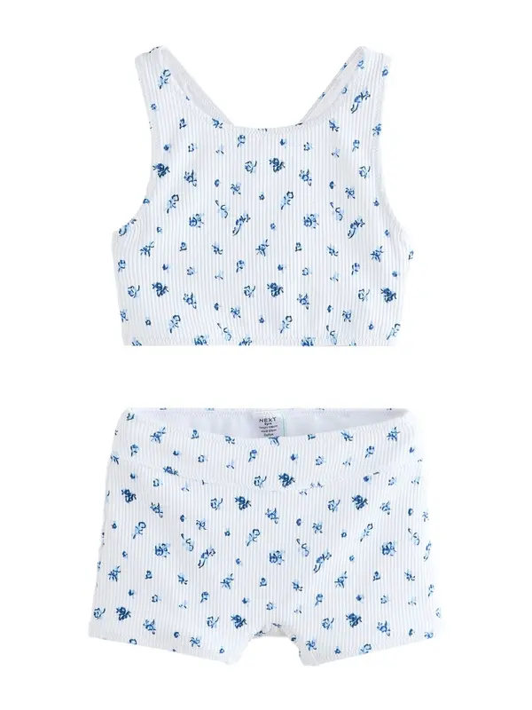Next Next Bikini  modra / bela